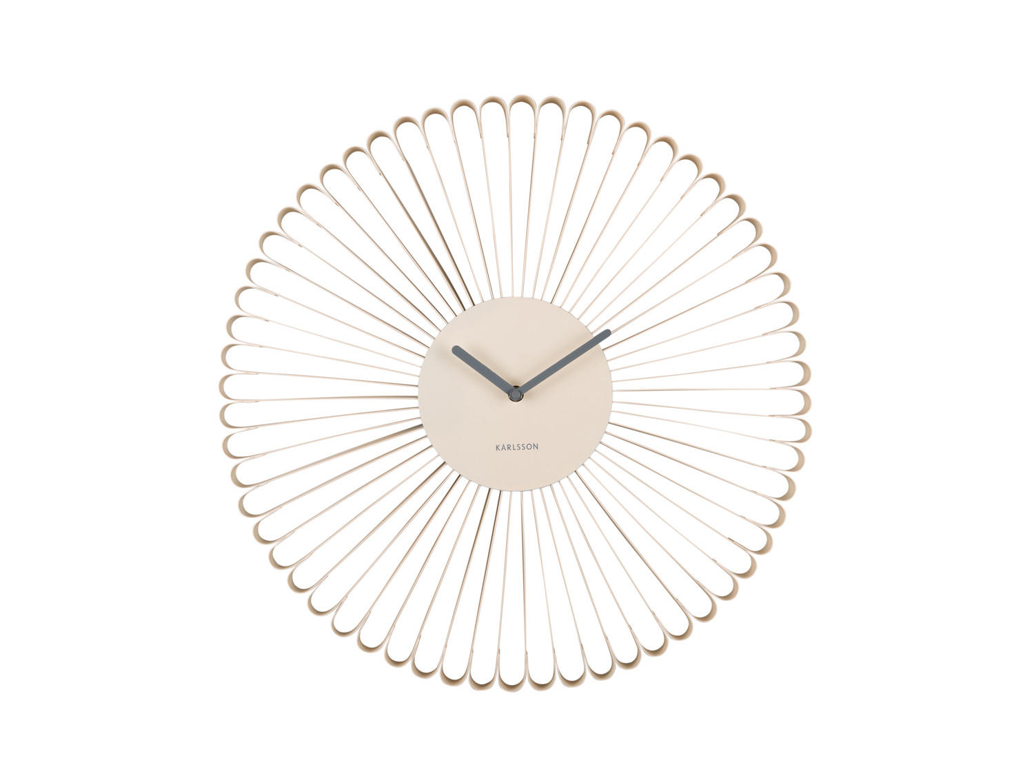 WANDUHR Cascara Weiß 50/4/50 cm - Weiß, Metall (4/50/50cm) - Karlsson
