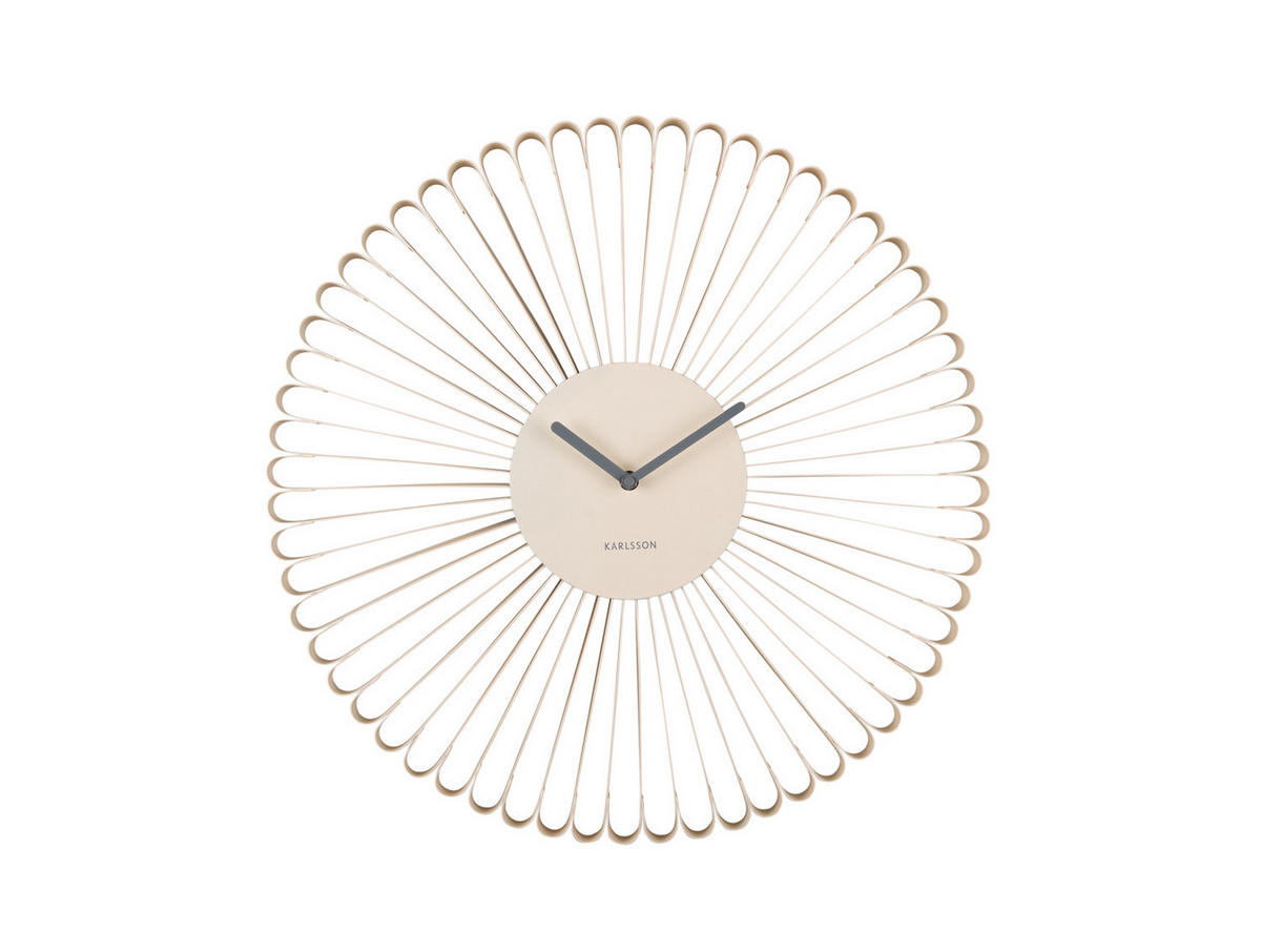 WANDUHR Cascara Weiß 50/4/50 cm - Weiß, Metall (4/50/50cm) - Karlsson