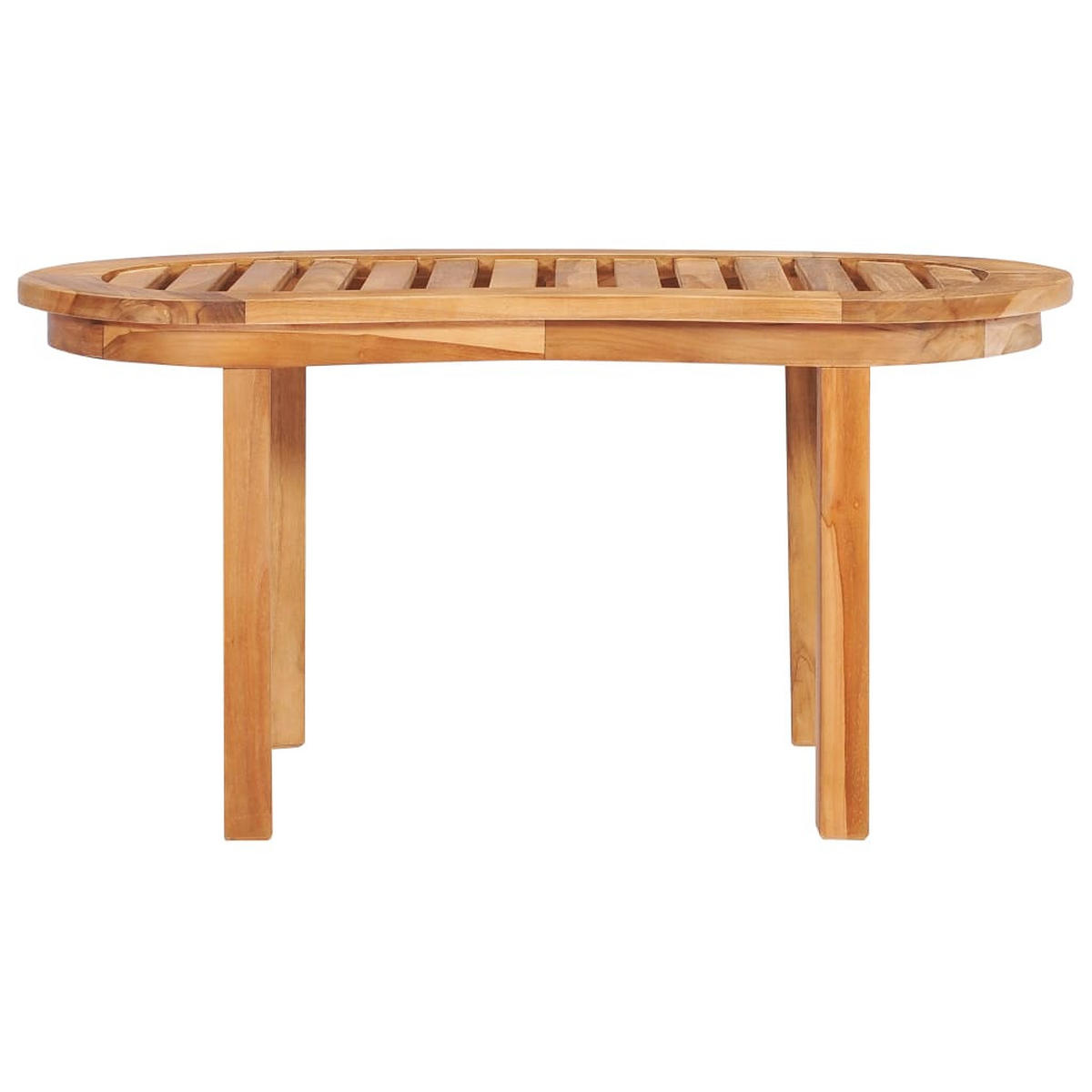 COUCHTISCH 90x50x45 cm Massivholz Teak - Braun, Holz (50/1/45cm) - furnicato