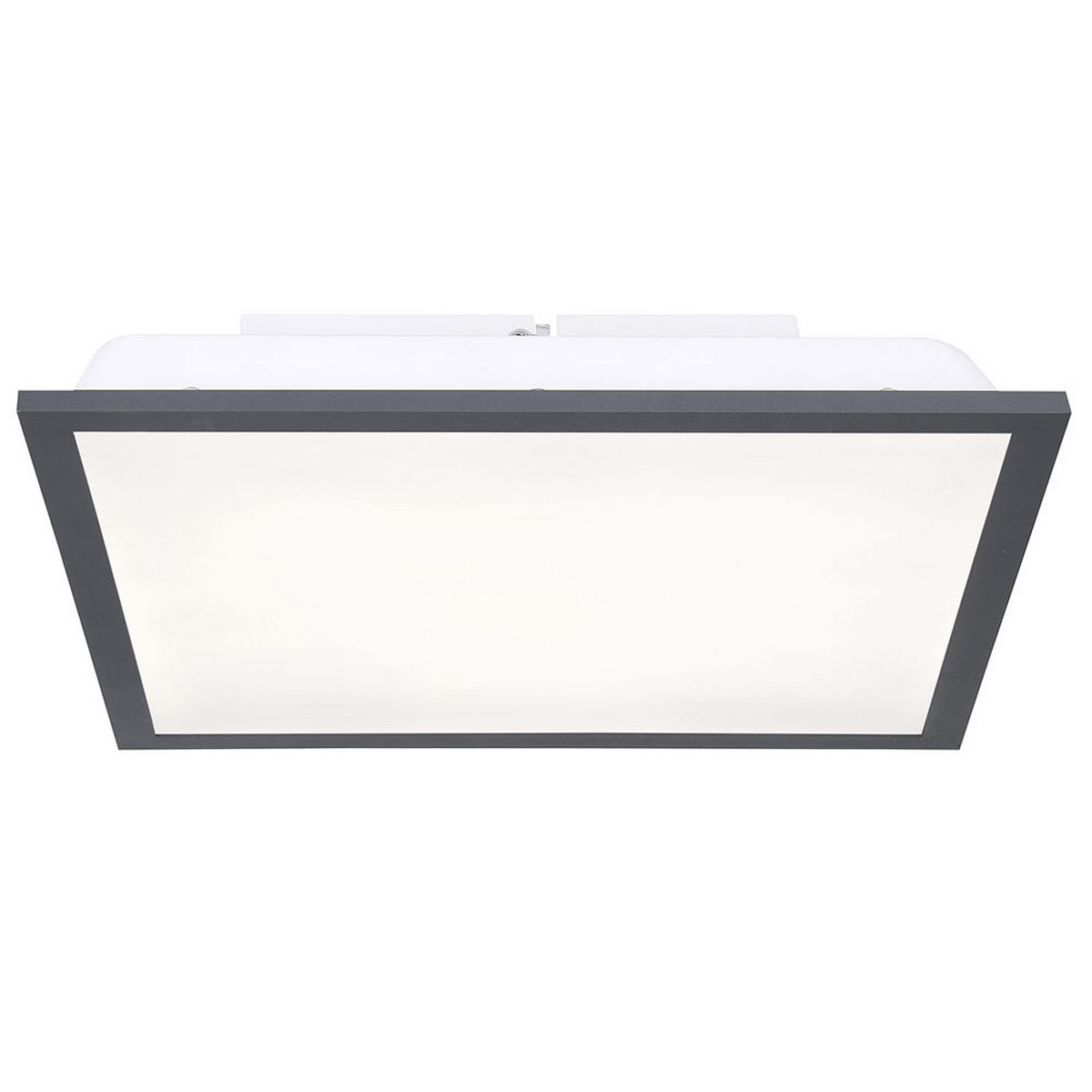 LED DECKENLEUCHTE Doro Grau Aluminium - Grau, Metall (30/30/7.5cm)