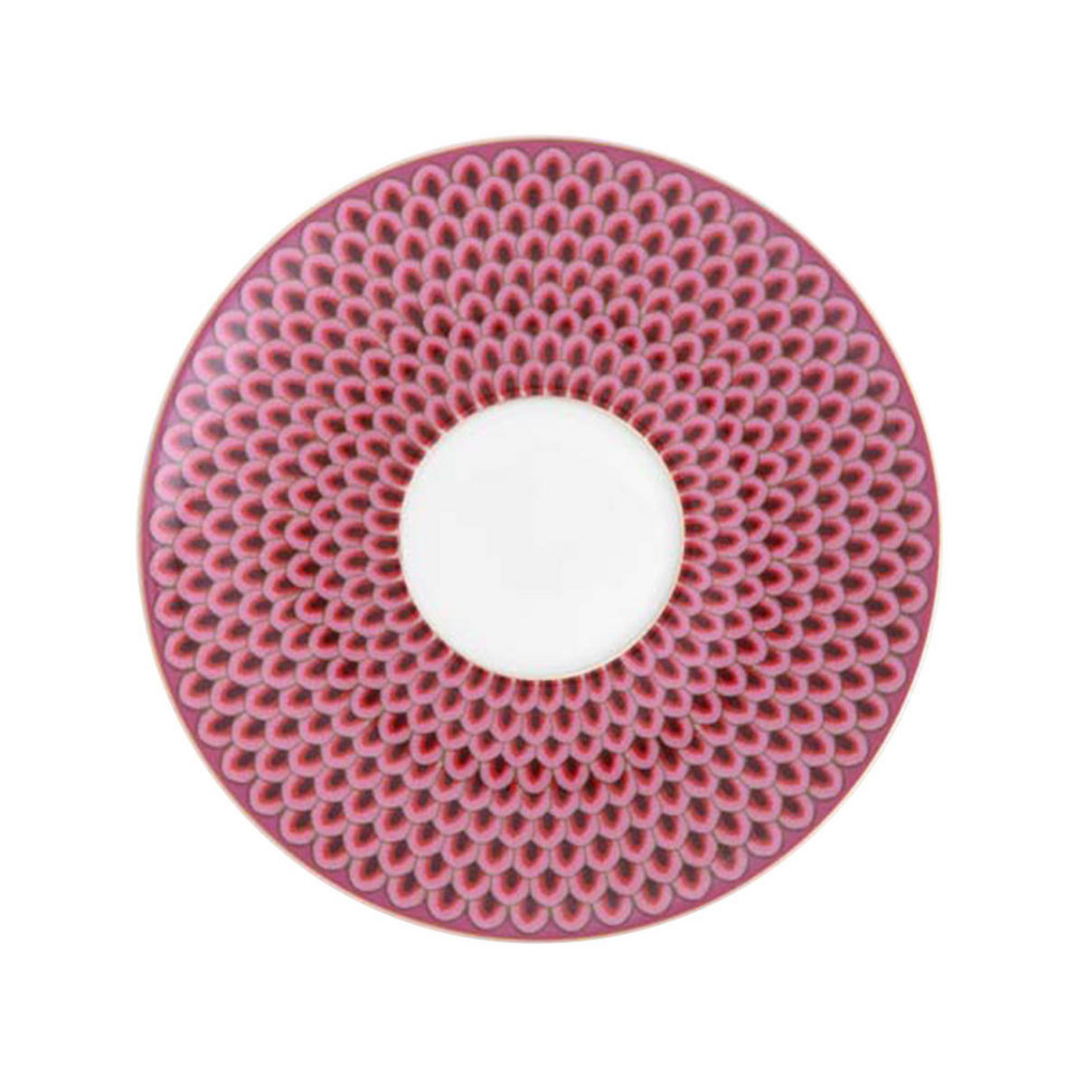 TASSEN & UNTERTASSEN 2er-Set Blumenfestival dark rosa 280 ml - Dunkelrosa, Keramik (16.8/12.2/16.8cm) - Pip Studio