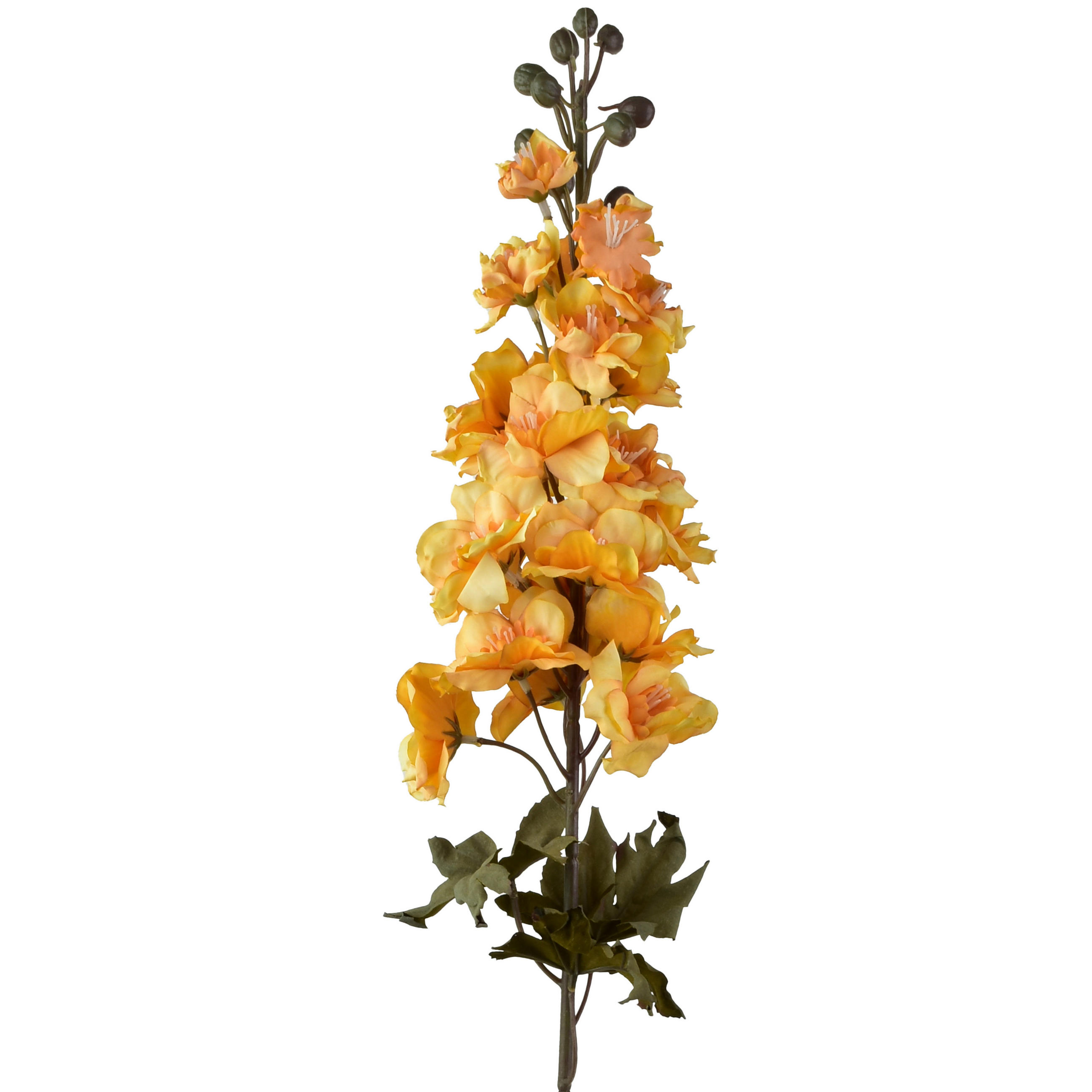 UMELÝ KVET VIRIDIS Stračka 80 cm - oranžová, plast (80cm) - Mondex