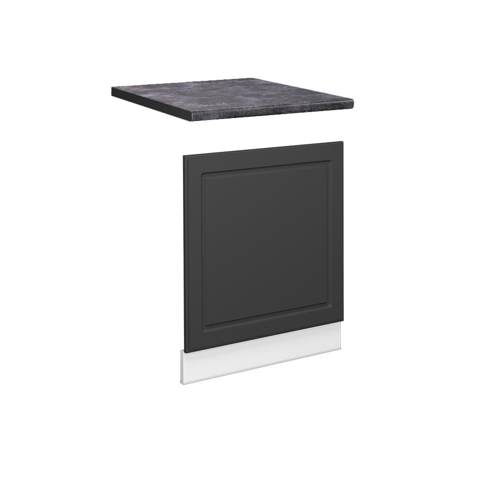 Vicco PŘEDNÍ PANEL Fame-Line Anthrazit-Gold Landhaus 60 cm , PD Antracit