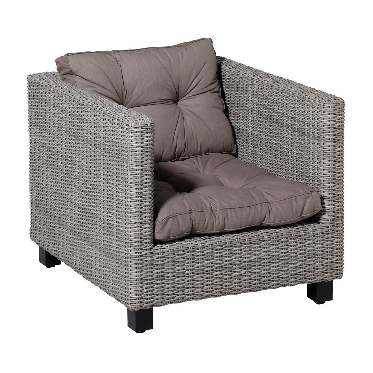 RÜCKENKISSEN Basic 43/60 cm 2er-Set - Taupe, Textil (60/8/43cm) - Madison