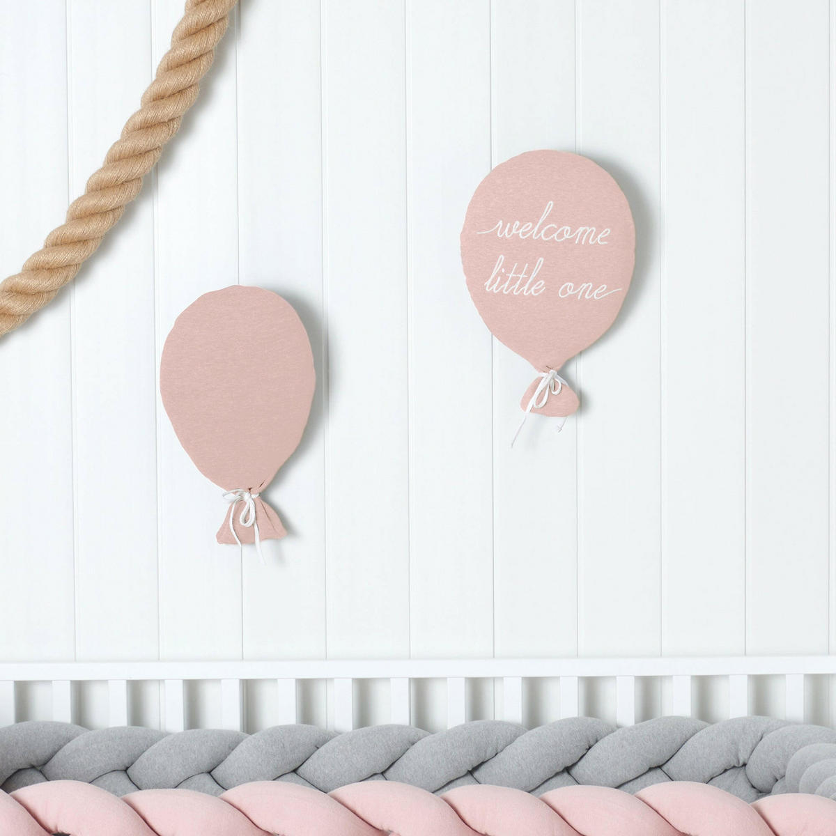 KISSEN Ballon Rosa - Rosa, Textil (30/25cm) - nordic coast company