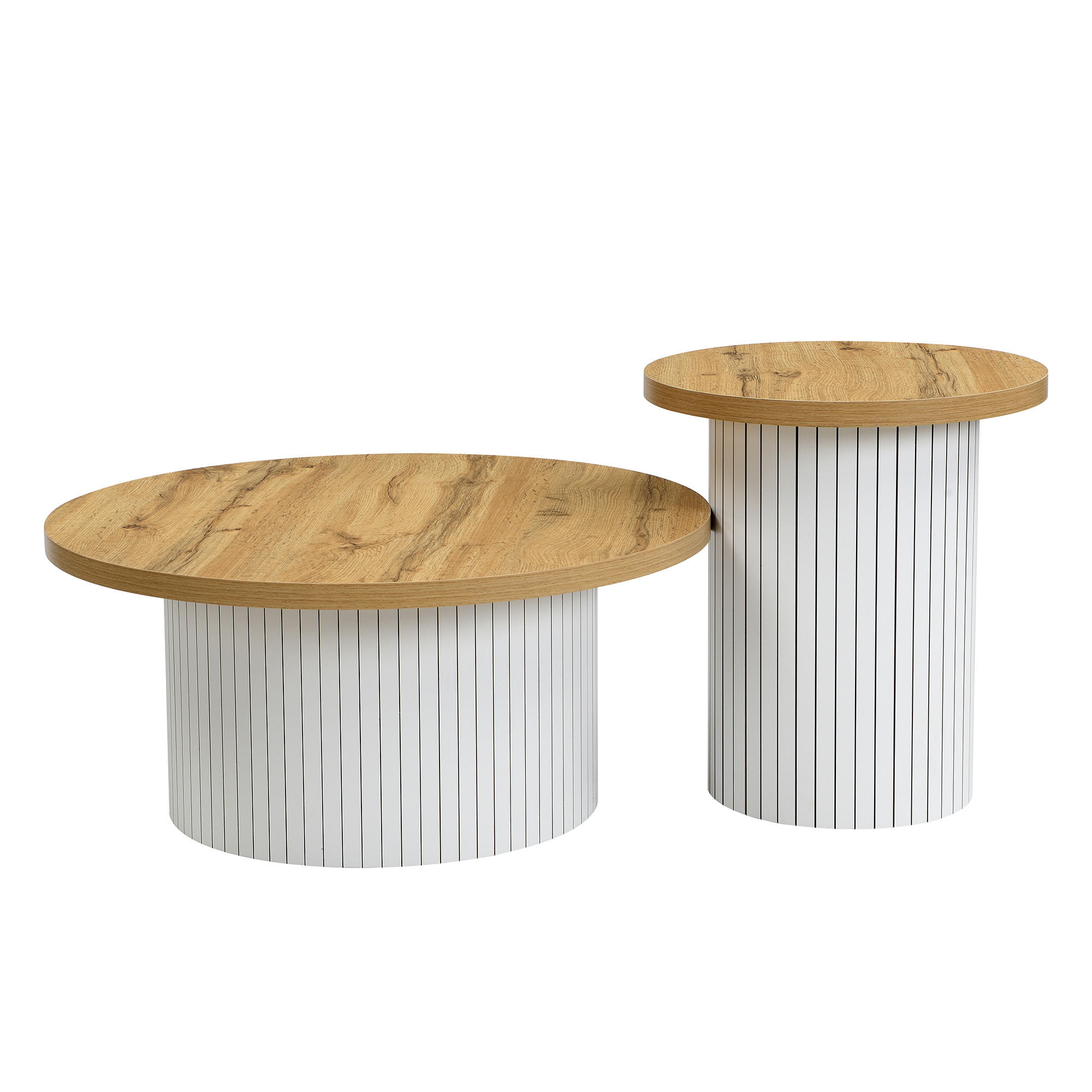 ComfortXL Couchtisch Eiche 75x35x75 cm