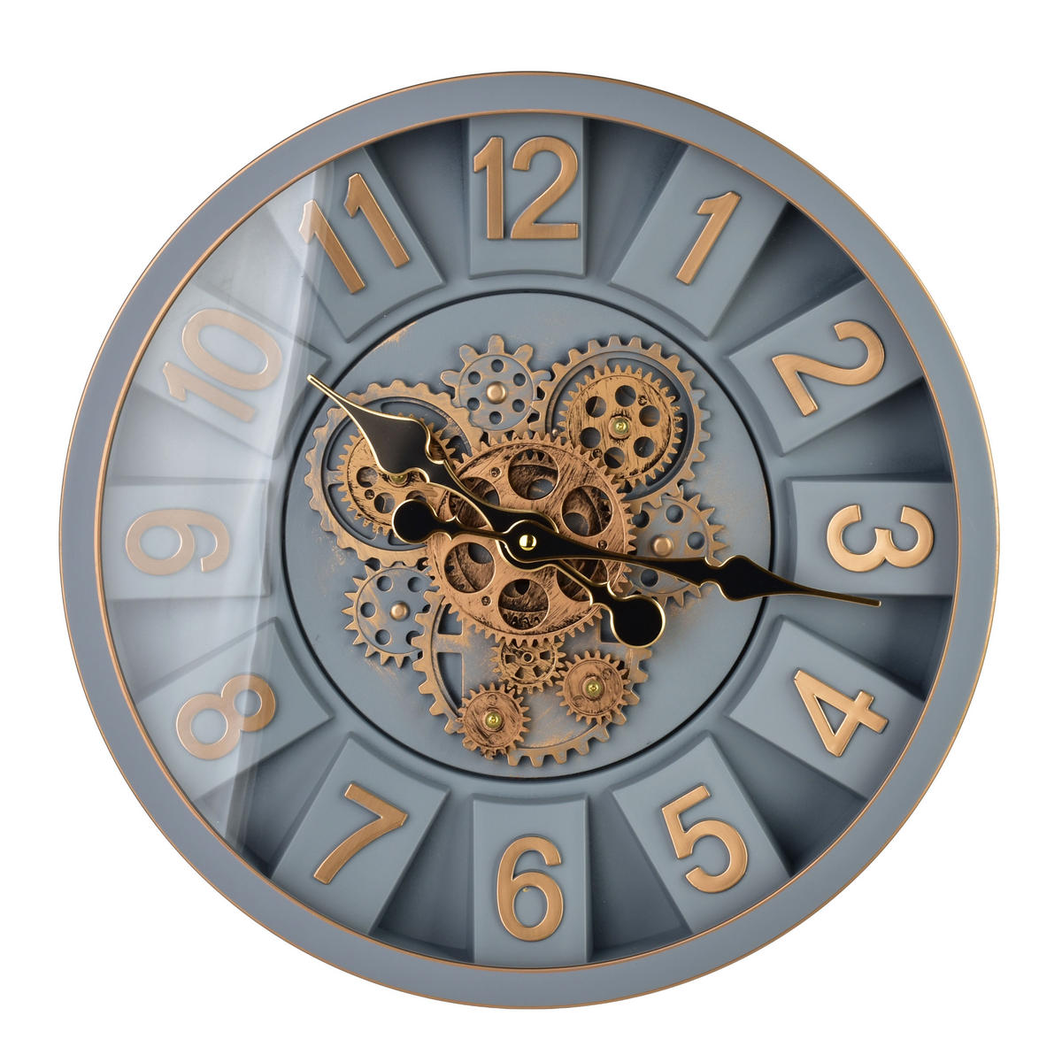 WANDUHR Ramsey Grau 40/7/40 cm Kunstoff - Grau, Kunststoff (40/40/7cm) - Mondex