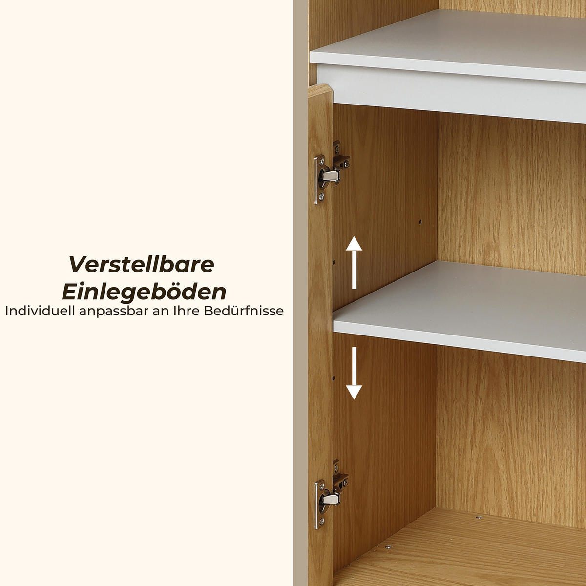 BADEZIMMERSCHRANK 85cm - Akaziefarben, Holzwerkstoff (30/85/40cm)