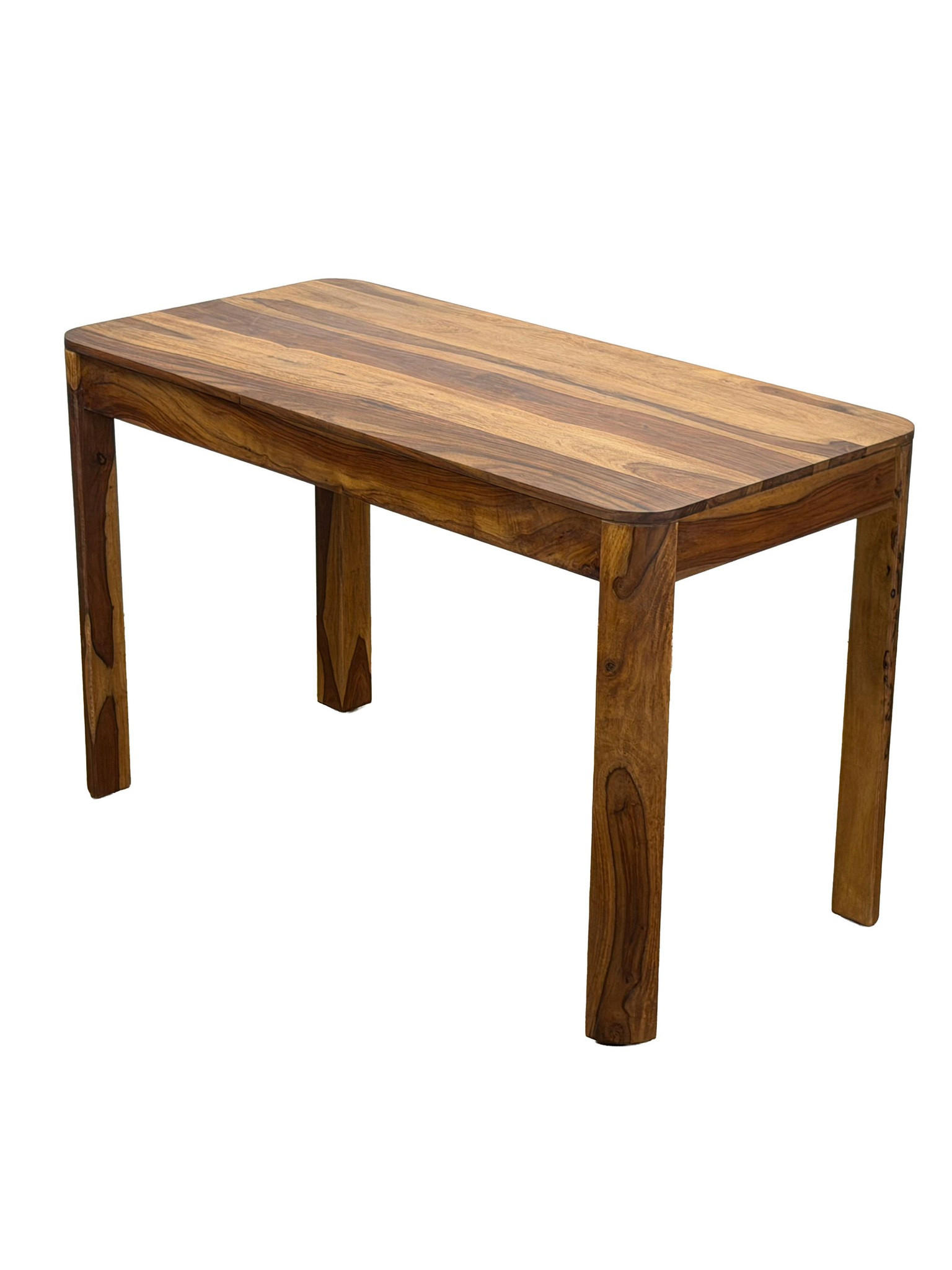 ESSTISCH CHARENTE, Dunkles Massivholz, handgefertigt, 120 x 60 x 76 cm - Braun, Holz (60/120/76cm) - KADIMA DESIGN