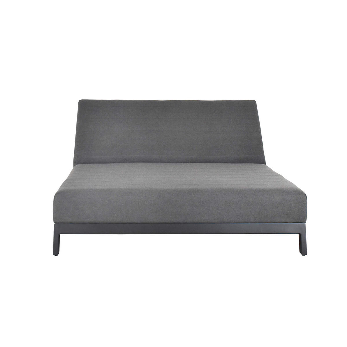 SONNENLIEGE VALENCIA - Grau, Keramik (144/38/203cm) - Home Deluxe