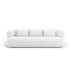 SOFA Jenny aus Boucle elfenbein 4 Sitzplätze - Creme, Textil (90/73/226cm) - Micadoni