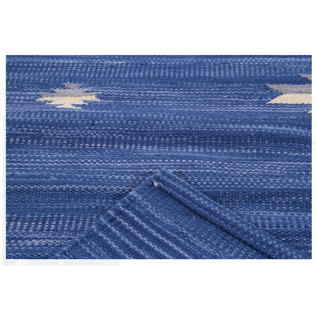 TEPPICH Moderner, beidseitig verwendbarer für Wohn- und Schlafzimmer LANAI Blau 160 x 230 cm - Blau, Naturmaterialien (160/230cm) - Novatrend