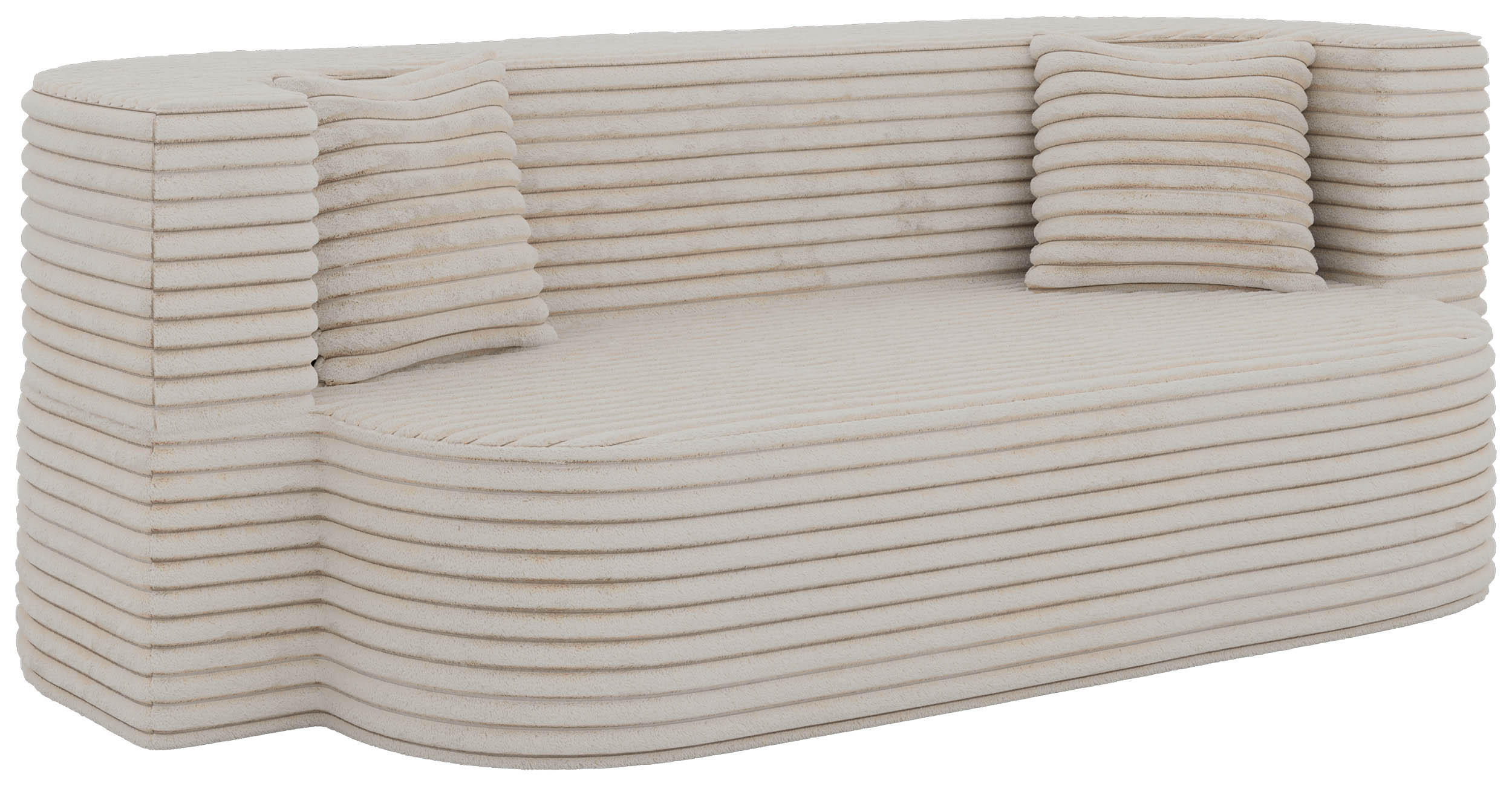 TROJMIESTNA POHOVKA OVELA Béžová Manšester - béžová, textil (200/70/100cm) - MKS