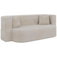 TROJMIESTNA POHOVKA OVELA Béžová Manšester - béžová, textil (200/70/100cm) - MKS