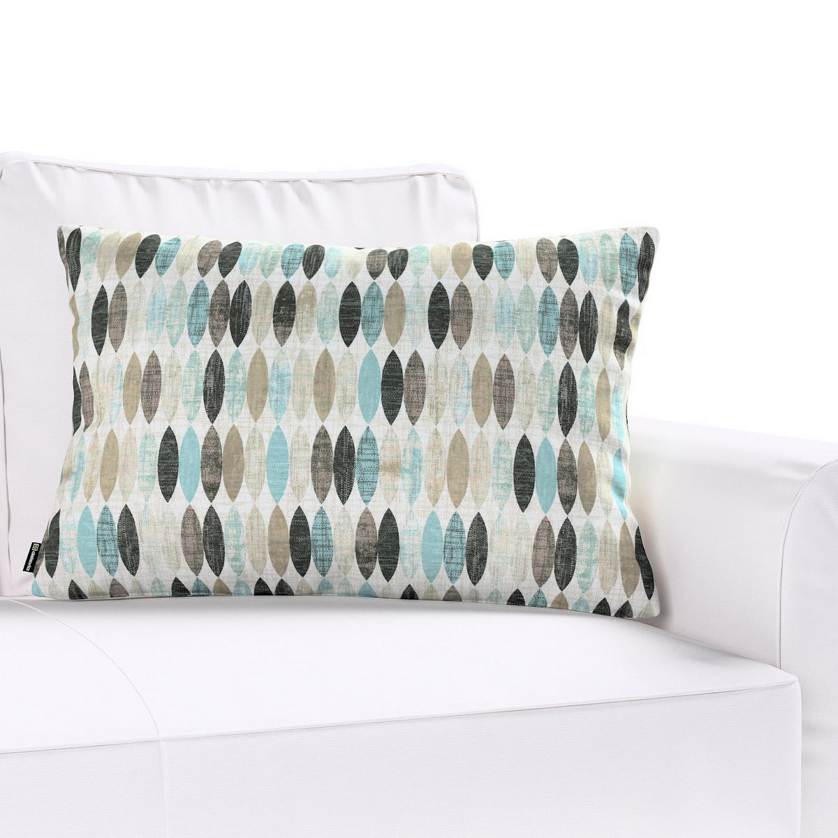 KISSENHÜLLE Modern blau, 60x40cm - Blau, Textil (60/40cm) - Dekoria