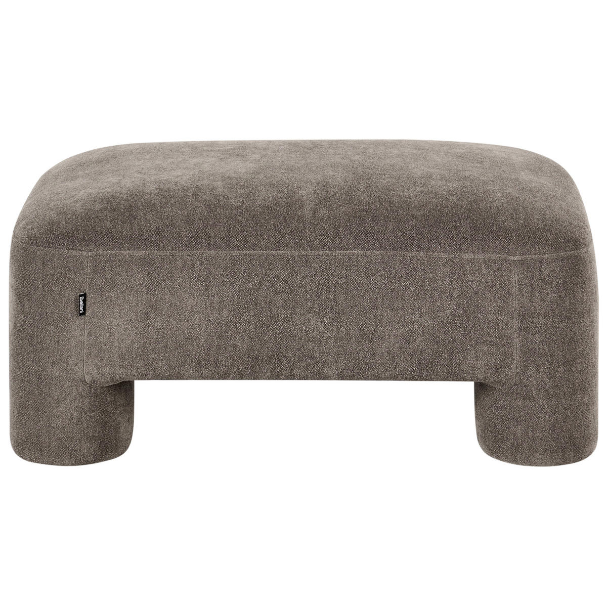 OTTOMANE Stoff Braun Hogbo - Braun, Textil (100/45/70cm) - Beliani