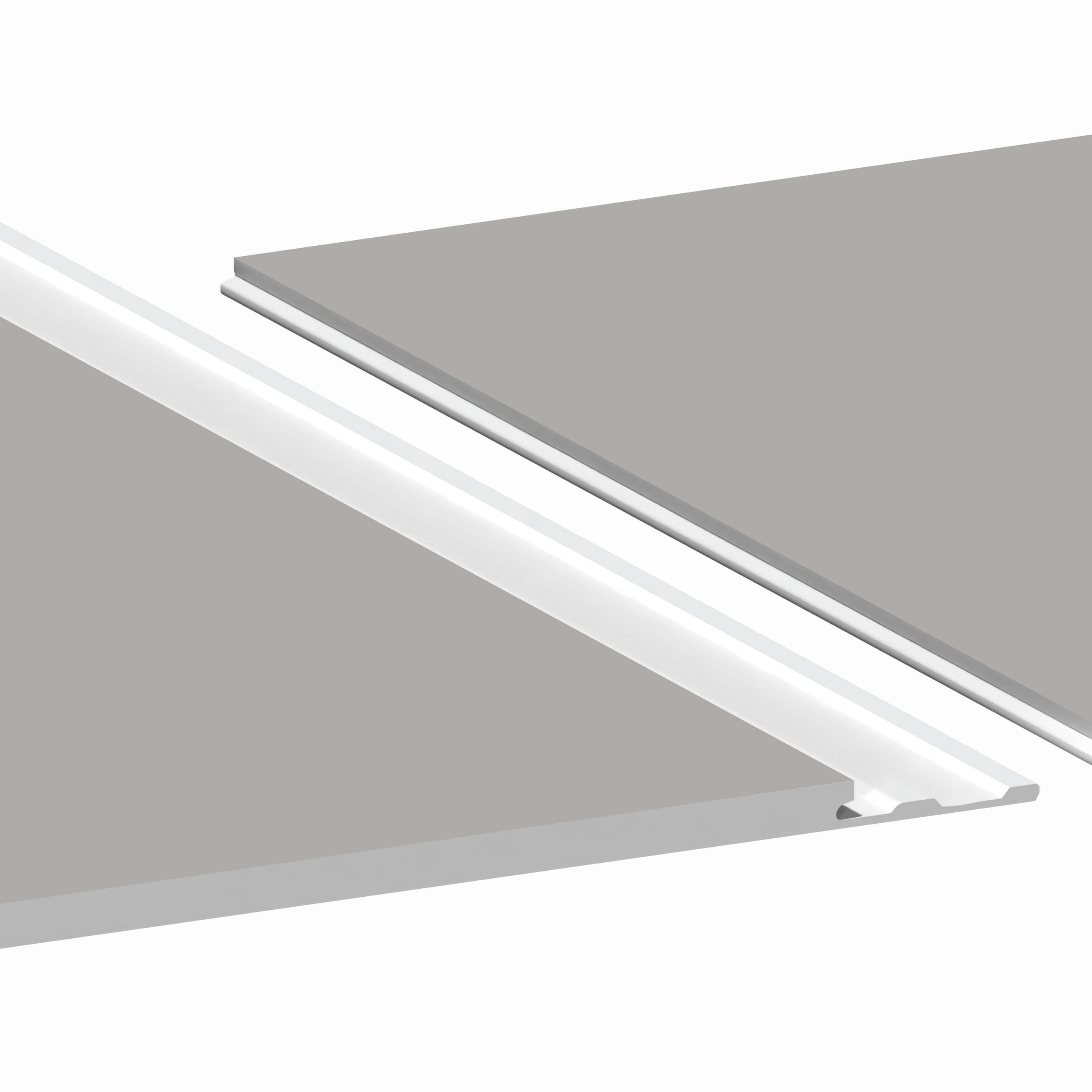 AQUA-STEP- ALL IN ONE - Wasserdichte Wandpaneele und Bodenpaneele für Badezimmer - Platingrau - 6 Paneele (2,34m²) - Grau, Kunststoff (122/32/0.45cm) - Aqua-Step® 