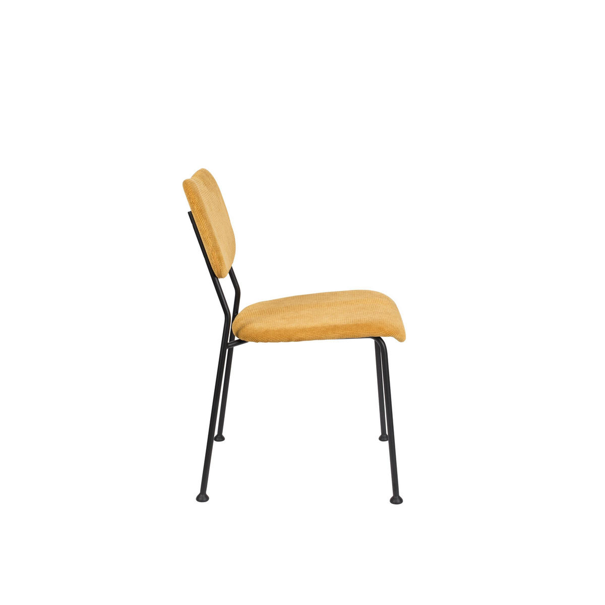 ESSZIMMERSTUHL Benson Ockergelb - 2 er Set - Gelb, Textil (47/81/56cm) - Zuiver