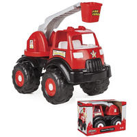 SPIELZEUGAUTO Feuerwehrauto 06519 44 x 30 x 26 cm, ausziehbare Feuerleiter, 360° drehbar, Kunststoff - Rot, Kunststoff (30/26/44cm) - Pilsan