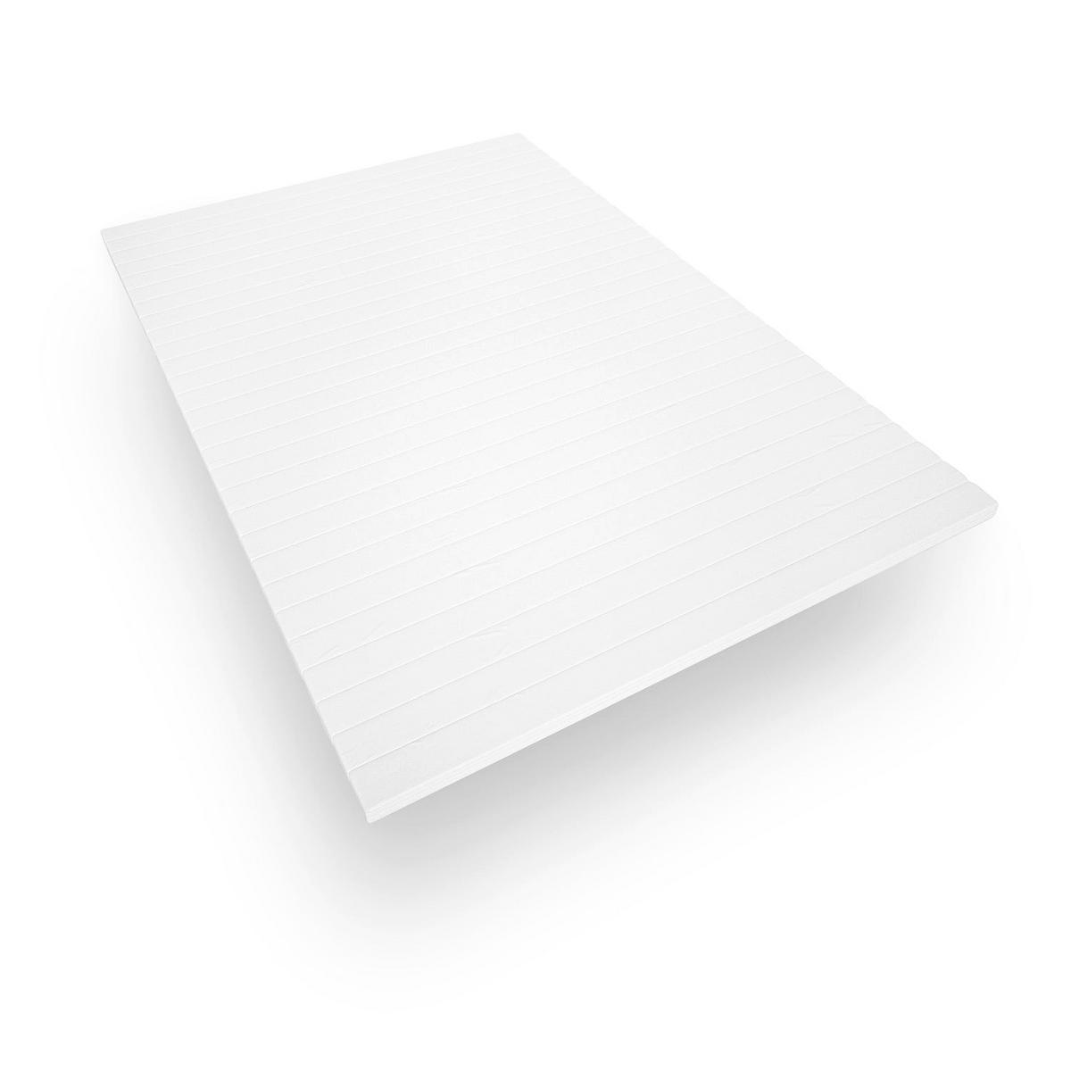 GEL MATRATZENAUFLAGE 180x200 – Gelschaum Topper mit Mikrofaserbezug - Weiß, Textil (180/200cm) - Mister Sandman