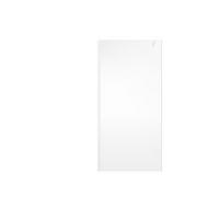 DUSCHWAND - 120 cm x 0.6 cm - metall - weiß Daren - Weiß, Glas/Metall (120/200cm) - Vente-Unique