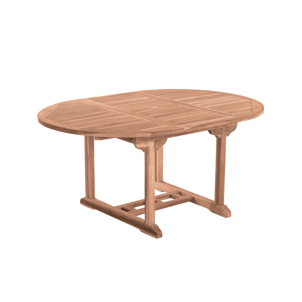 Thumbnail - TPFGarden Gartentisch, Natur, Holz, 120x75x120 cm, Gartenmöbel, Gartentische, Gartentische