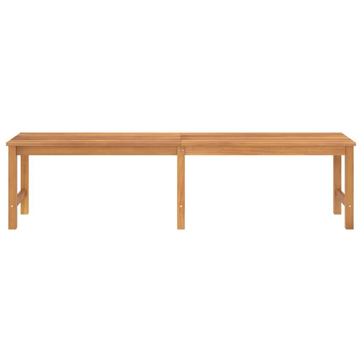 GARTENBANK 180 Cm Massivholz Teak - Braun, Holz (180/45/40cm) - vidaXL