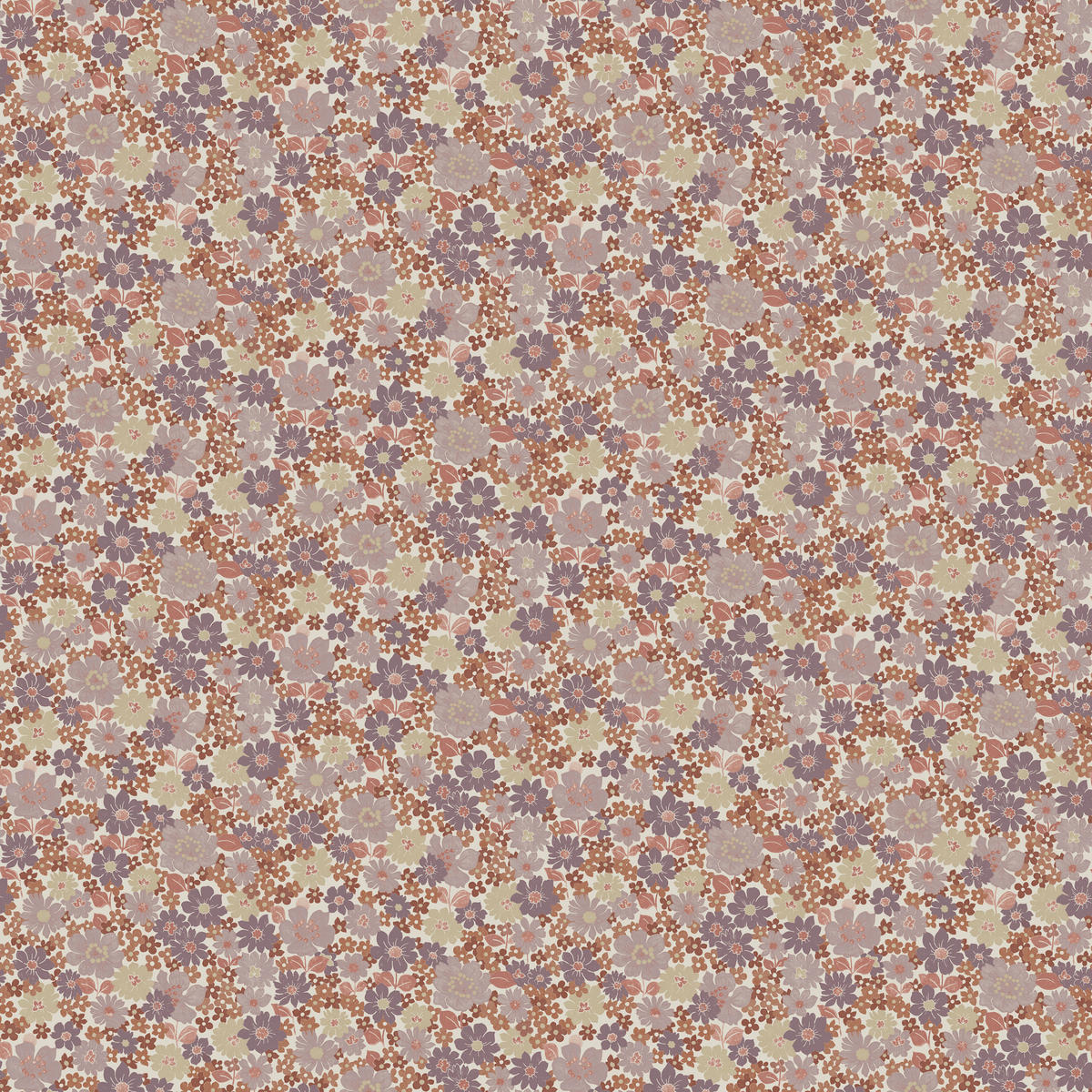 VLIESTAPETE - Kleine blumen 1000x53cm - Lila, Papier/Kunststoff (53/1cm) - Superfresco Easy