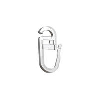 FALTENHAKEN/ÜBERKLIPSHAKEN MIT FALTENLEGEHAKEN Flachöse, Glasklar, Packung 10 Stück - Transparent, Kunststoff (1.2/2.9/1cm) - INTERDECO