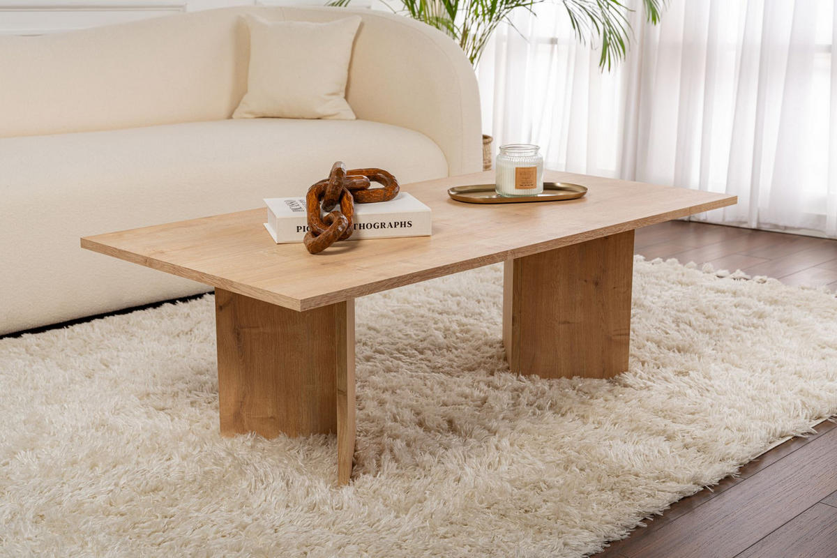 COUCHTISCH sabin Chêne Saphir - Braun, Holzwerkstoff (119/60/40cm) - Habitat Garten