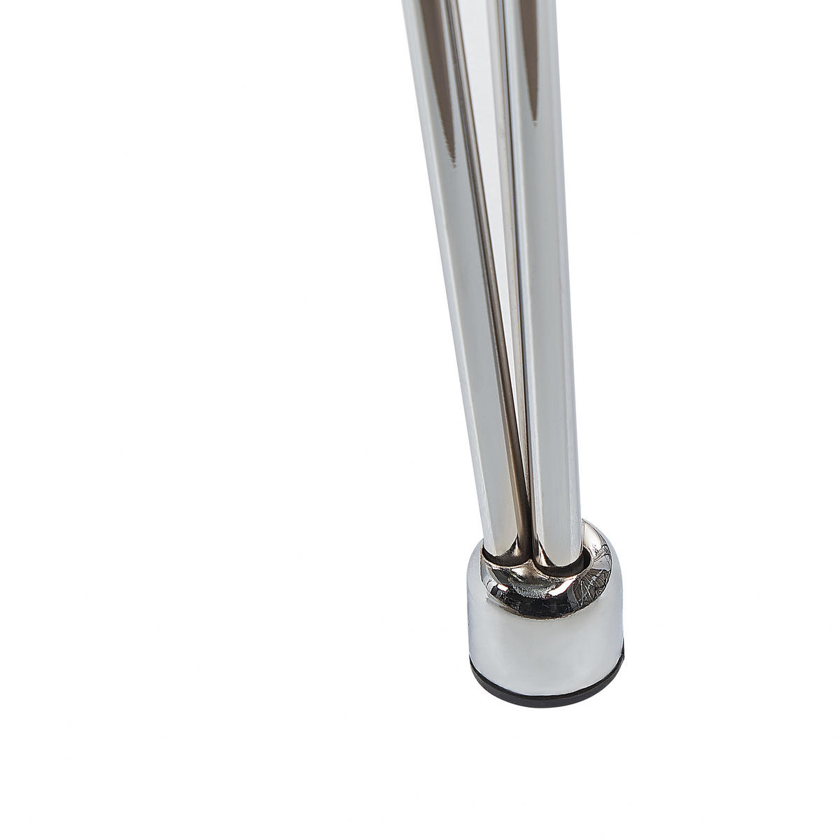 ESSTISCH 120/70/74 cm Silberfarben Rechteckig Winston - Silberfarben, Glas (120/70/74cm) - Beliani