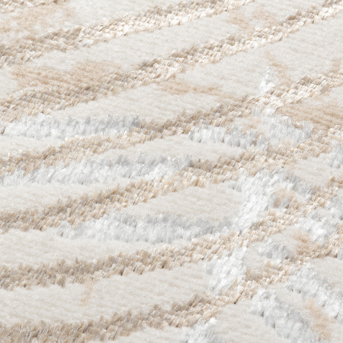 TEPPICHLÄUFER CRYSTAL braun natur 120/250 cm - Braun, Textil (120/250cm) - Tapiso