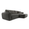 ECKSOFA HAPPO CORD PLUSH Dunkelgrau - Dunkelgrau, Textil (297/169cm) - Luxkor24
