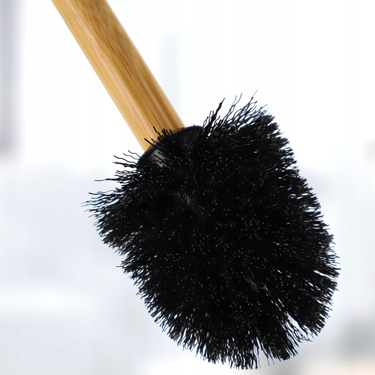 TOILETTENBÜRSTE aus Bambus rosa - Rosa, Kunststoff (10/35cm) - KADAX