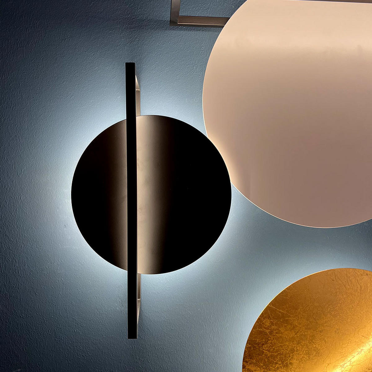 LED-WANDLAMPE Artus Gold Ø 30cm - Goldfarben, Metall (30/30/30cm) - s.luce