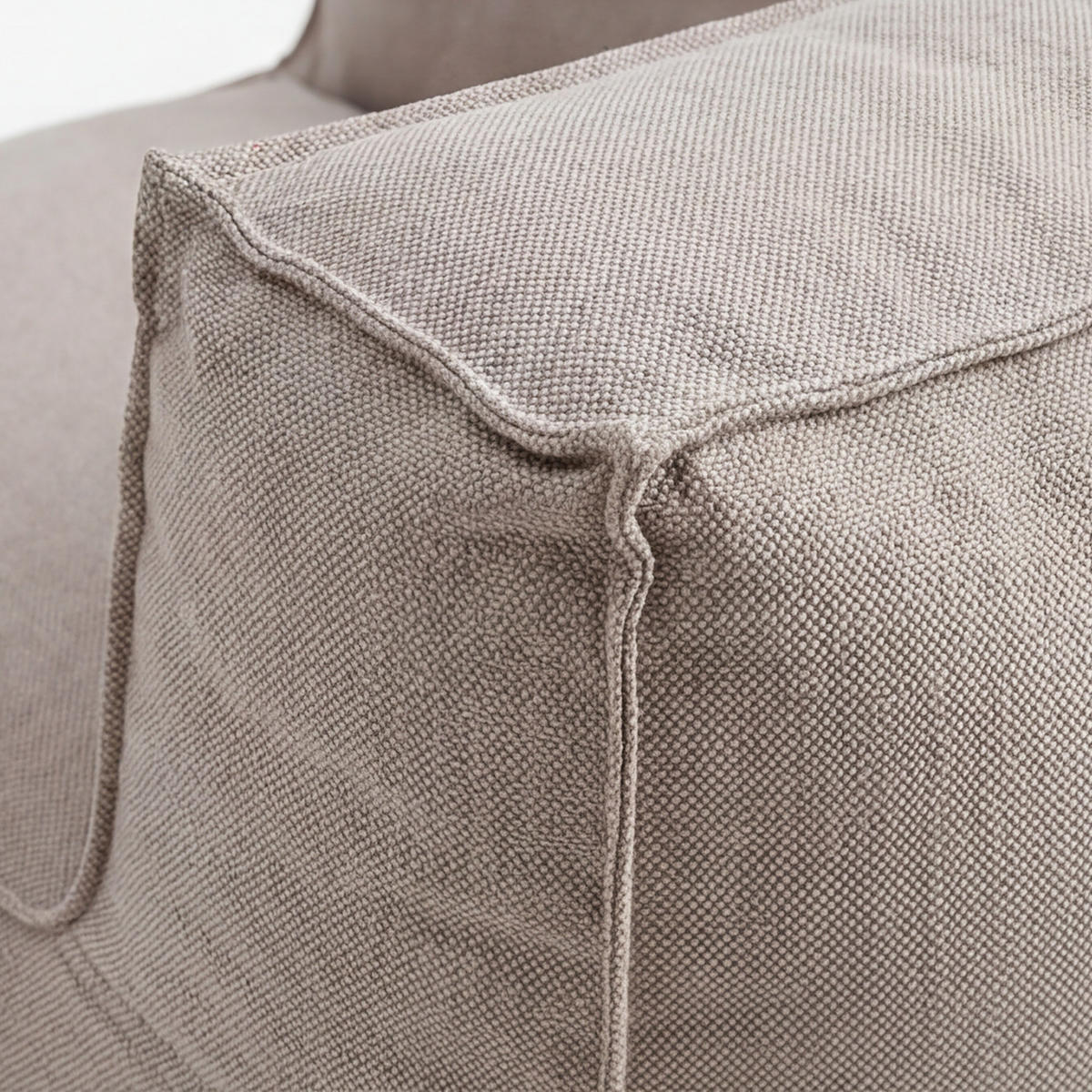 MODULARES ECKELEMENT - Olefin - Beige - Beige, Textil (95/80/95cm) - home24