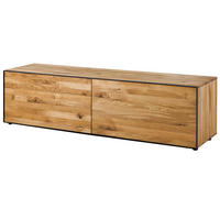 LOWBOARD Wildeiche 200x53x55 natur geölt STARNBERG #10 - Naturfarben, Holz (200/55/53cm) - Massivmoebel24