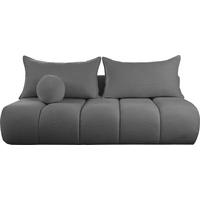 SCHLAFSOFA Milla mit Bettkasten, Grau 205/97/85 cm - Grau, Textil/Metall (205/97/85cm) - WFL GROUP