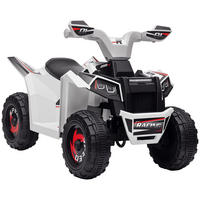 ELEKTRO-KINDERQUAD DE-06135 mit Vor- und Rückwärtsgang Weiß - Weiß, Kunststoff/Metall (70/41.5/48.5cm) - ComfortXL
