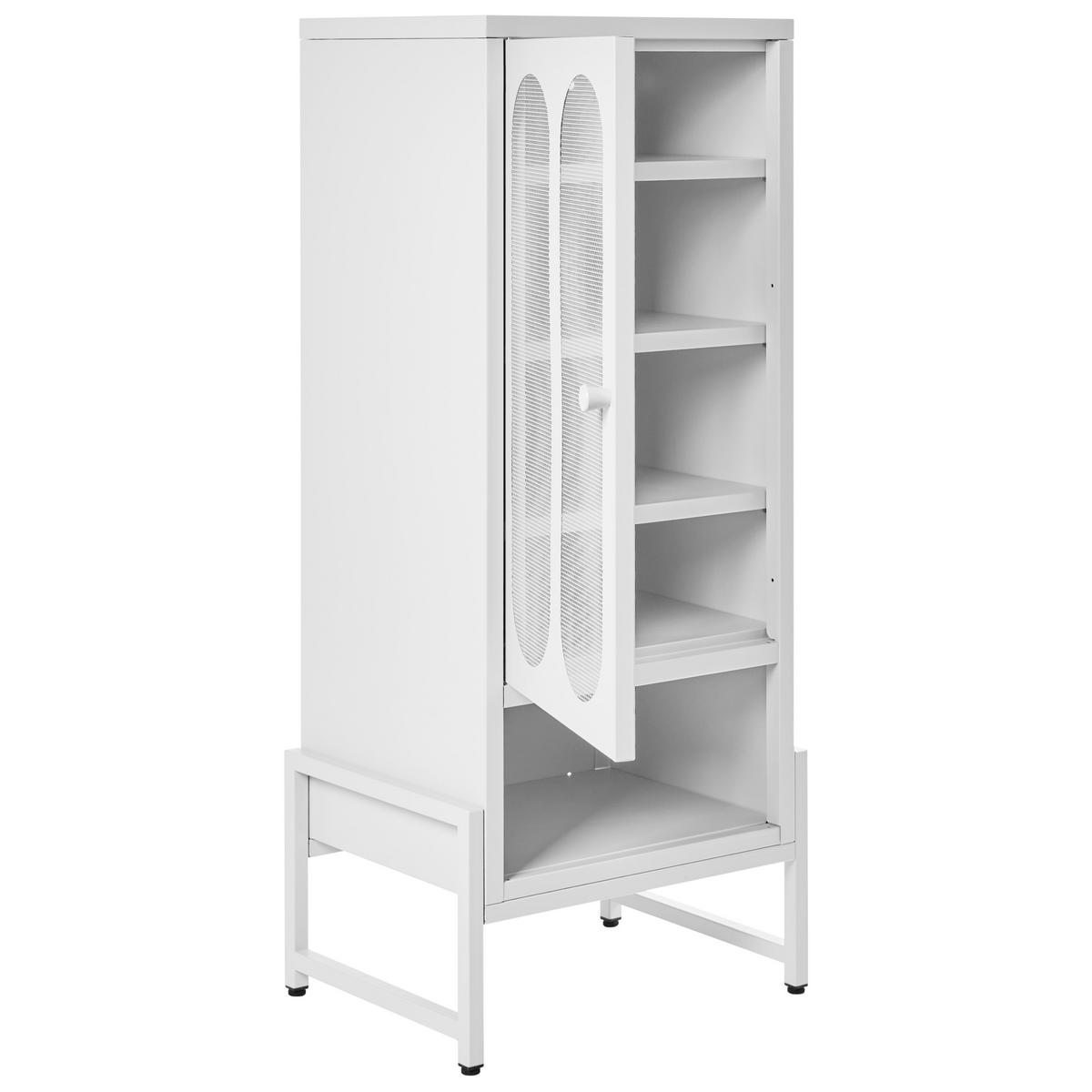 SIDEBOARD Kov Bílý Soletta - bílá, kov (47/108/35cm) - Beliani