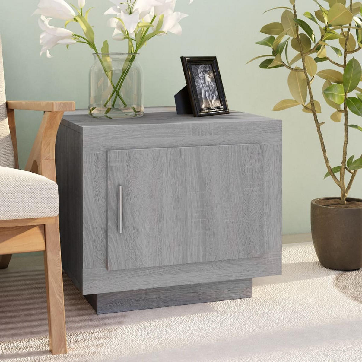 COUCHTISCH Grau Sonoma 51x50x45 cm Holzwerkstoff - Grau, Holzwerkstoff (51/50/45cm) - furnicato