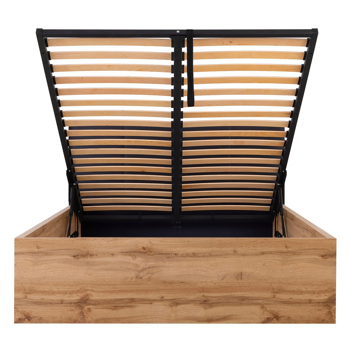 BOXSPRING POSTEL 140/200 Edwin Dřevo a černá - černá, kompozitní dřevo (140/200cm) - Petits-meubles