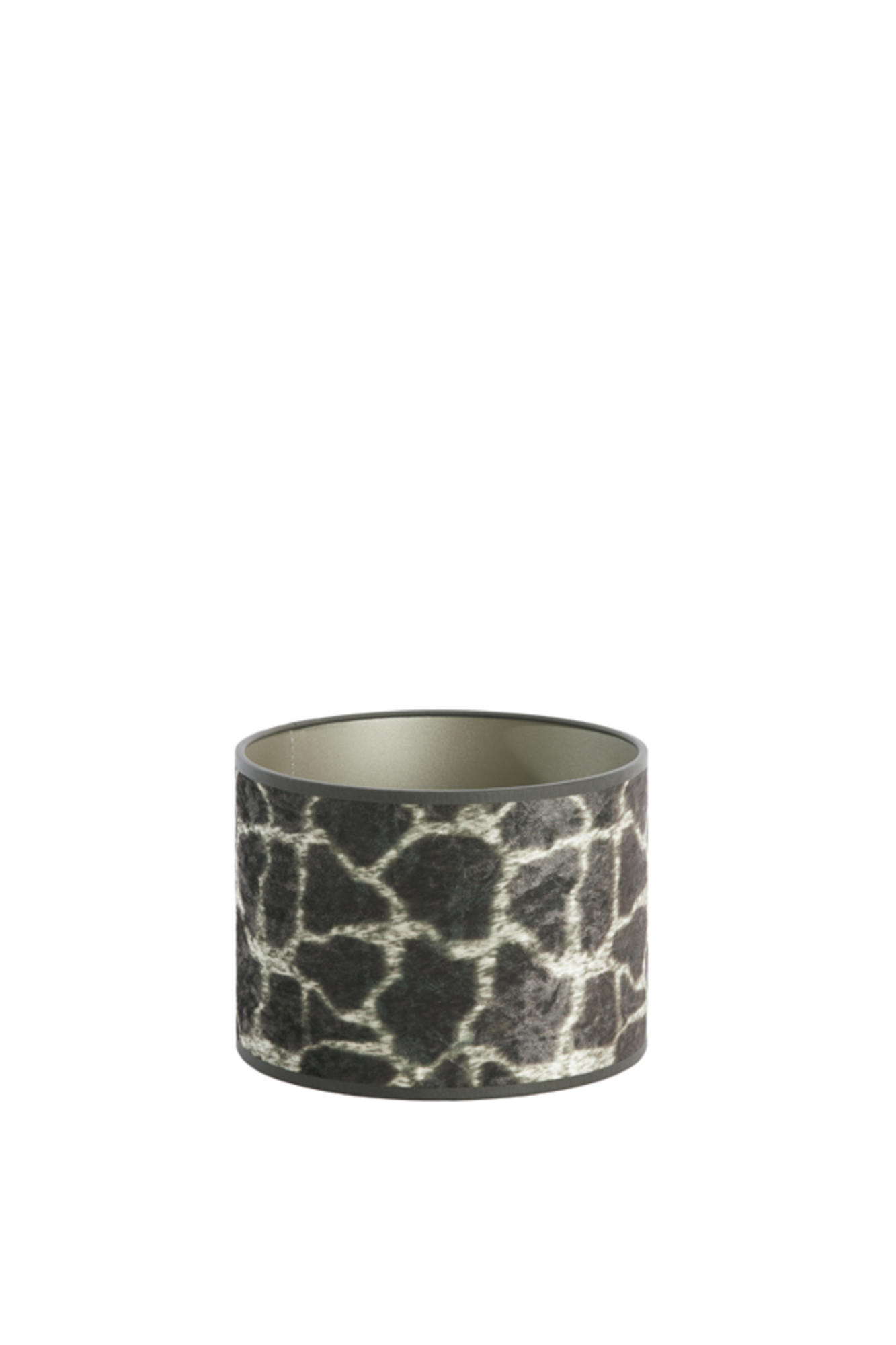 LAMPENSCHIRM Mosa Braun Ø20/15 cm - Braun, Textil (20/20/15cm) - Light & Living