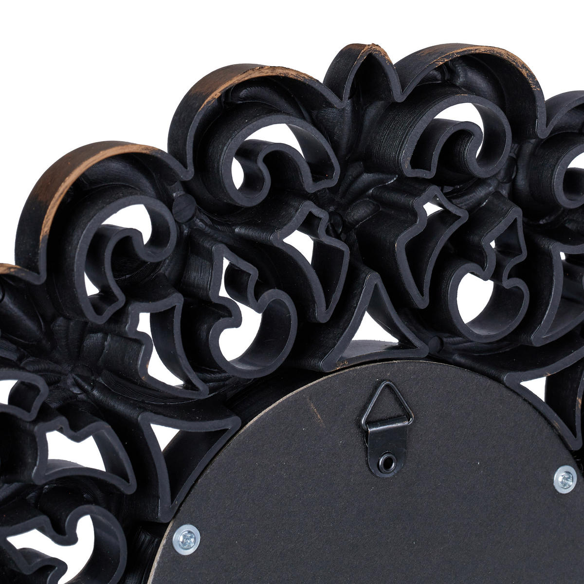 3 x zrkadlá - medená, plast/sklo (25/25/2cm) - Relaxdays