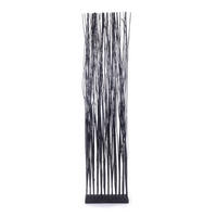 RAUMTEILER Slim 170x40 cm, Weidenholz-Zweige schwarz - Schwarz, Naturmaterialien (40/170/12cm) - DESIGN DELIGHTS