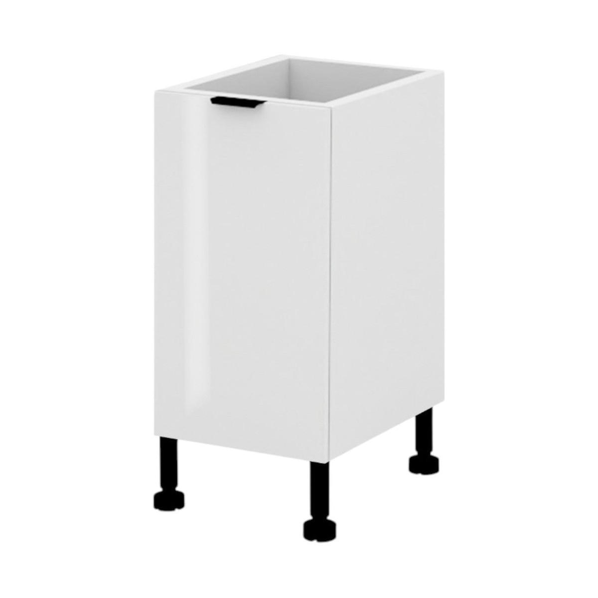 UNTERSCHRANK – 40 cm – KU-D40 – Lunara – Weiß Hochglanz - Weiß Hochglanz, Holzwerkstoff (40/72/52cm) - hi-markt