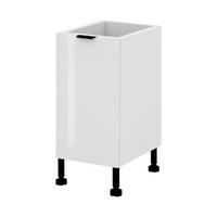 UNTERSCHRANK – 40 cm – KU-D40 – Lunara – Weiß Hochglanz - Weiß Hochglanz, Holzwerkstoff (40/72/52cm) - hi-markt