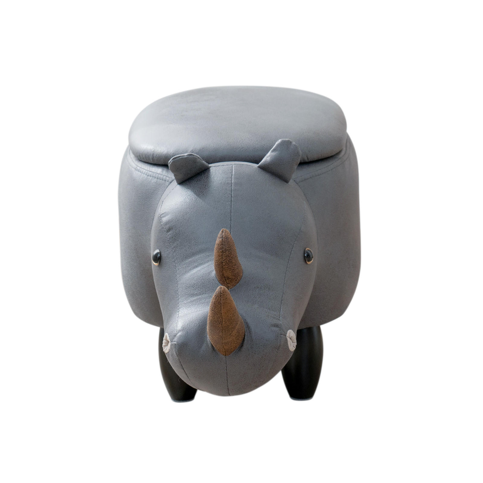 Thumbnail - Svita Tierhocker, Grau, Textil, Tiere, 1-Sitzer, 30x37x70 cm, Wohnzimmer, Hocker, Sitzhocker