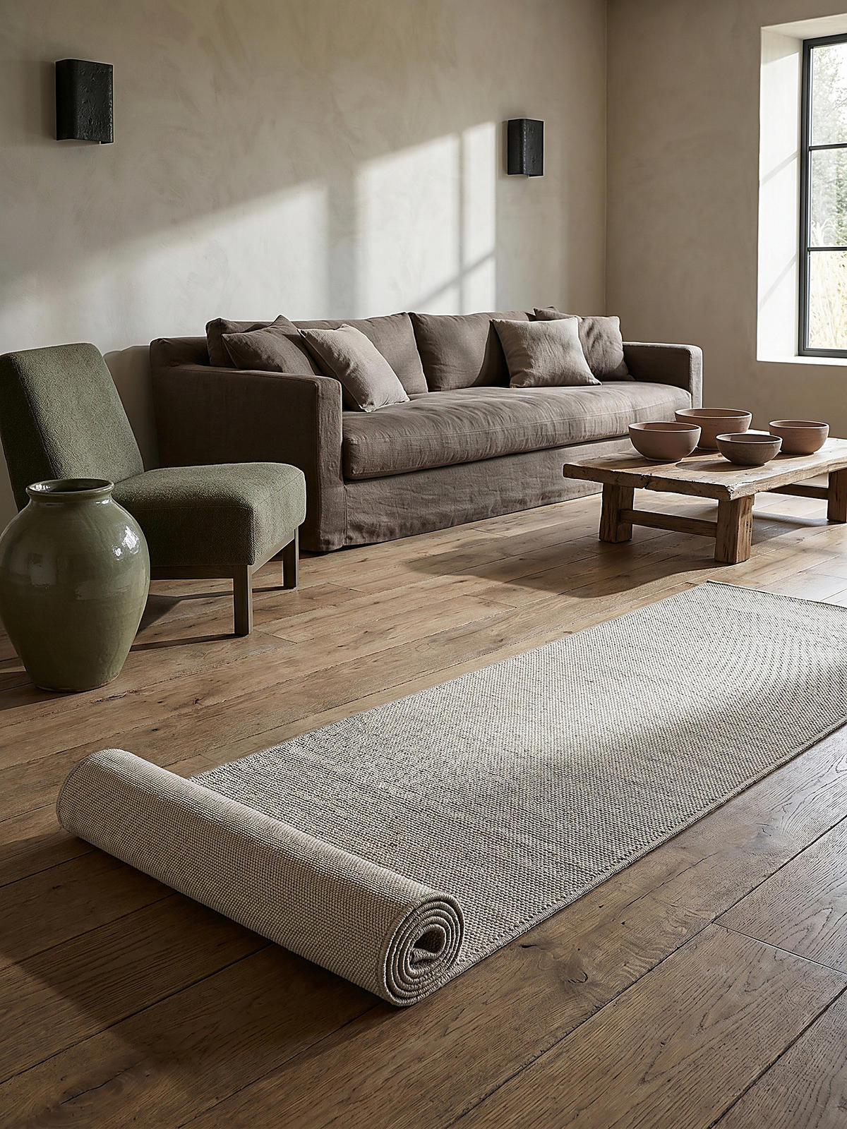 KURZFLORTEPPICH Waschbar NORA, einfarbig, Grau, 78 x 230 cm - Grau, Textil (230/78cm) - KADIMA DESIGN