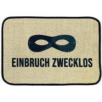 FUSSMATTE ECO-SISAL - Anthrazit, Textil (45/90cm) - WohnDirect